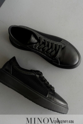 Кеди №1486-чорна шкіра_minova_6