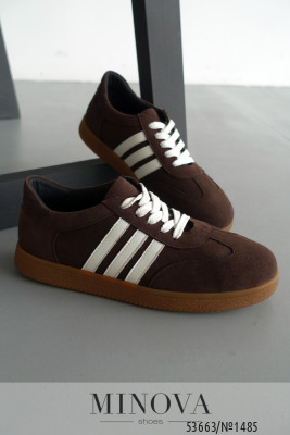 Кеди №1485-коричнева замша_minova_5