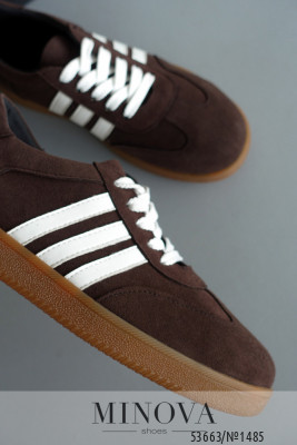 Кеди №1485-коричнева замша_minova_6