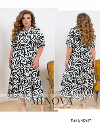 Сукня №2617-чорний-молочний_minova_7