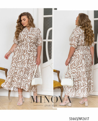 Сукня №2617-бежевий-молочний_minova_7