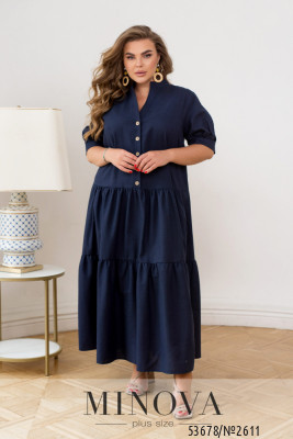Сукня №2611-темно-синій_minova_5