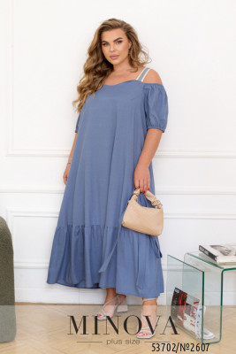 Сукня №2607-джинс_minova_5