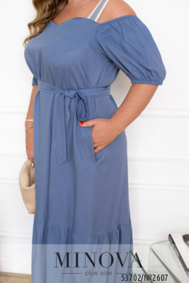 Сукня №2607-джинс_minova_6