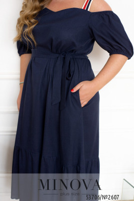 Сукня №2607-темно-синій_minova_6
