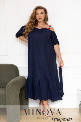 Сукня №2607-темно-синій_minova_5