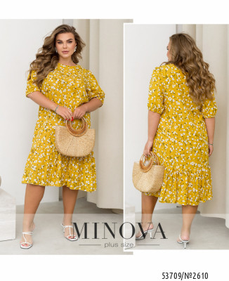 Сукня №2610-жовтий_minova_7