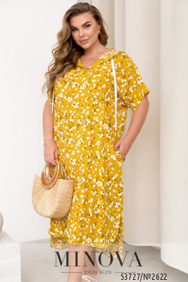Сукня №2622-жовтий_minova_5