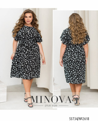 Сукня №2618-чорний-білий_minova_7