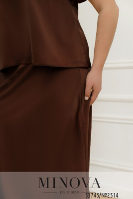 Костюм №2514-шоколадний_minova_6