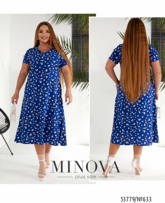 Сукня №633-синій квітка_minova_7