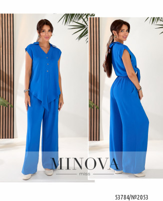 Костюм №2053-волошковий_minova_7