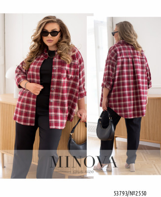 Сорочка №2550-бордовий_minova_7