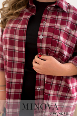 Сорочка №2550-бордовий_minova_6