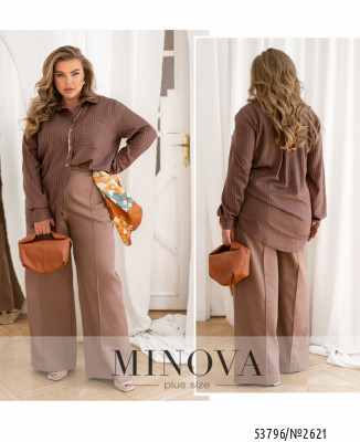 Сорочка №2621-шоколадний_minova_7