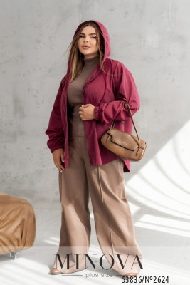 Куртка-вітровка №2624-бордовий_minova_5