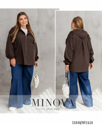Куртка-вітровка №2624-шоколадний_minova_7