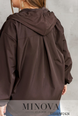 Куртка-вітровка №2624-шоколадний_minova_6