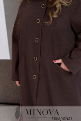 Пальто №2626-шоколадний_minova_6