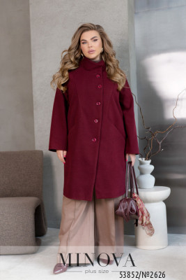 Пальто №2626-бордо_minova_5