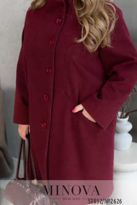 Пальто №2626-бордо_minova_6