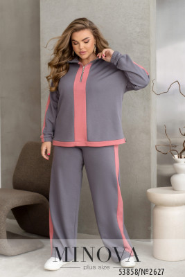 Спортивний костюм №2627-графіт