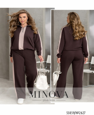 Спортивний костюм №2627-шоколадний_minova_7