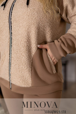Спортивний костюм №21-178-бежевий_minova_6
