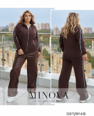 Спортивний костюм №1650-шоколадний_minova_7