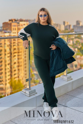 Спортивний костюм 3-ка №1652-смарагдовий_minova_5
