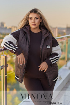 Спортивний костюм 3-ка №1652-шоколадний_minova_6