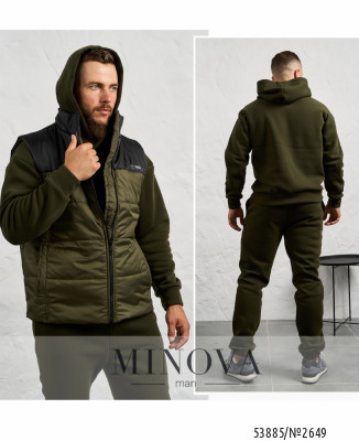 Спортивний костюм 3-ка №2649-хакі_minova_7