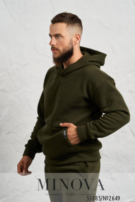 Спортивний костюм 3-ка №2649-хакі_minova_6