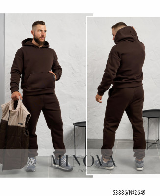 Спортивний костюм 3-ка №2649-шоколадний_minova_7