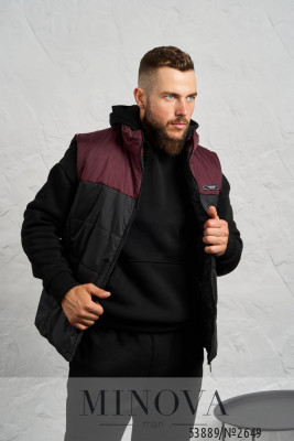 Спортивний костюм 3-ка №2649-чорний_minova_5