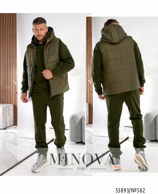 Спортивний костюм 3-ка №562-хакі_minova_7