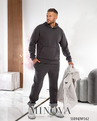 Спортивний костюм 3-ка №562-світло-сірий-графіт_minova_5