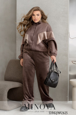 Спортивний костюм №2625-шоколадний