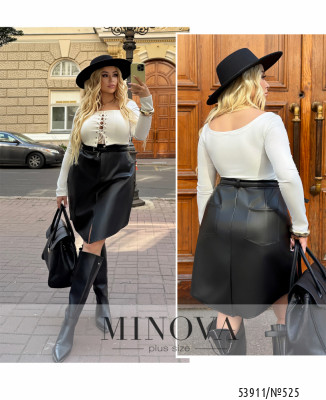 Спідниця №525-чорний_minova_7