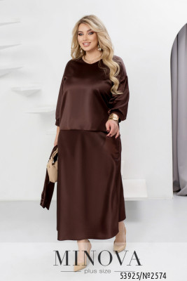 Костюм №2574-шоколадний_minova_5