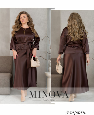 Костюм №2574-шоколадний_minova_7