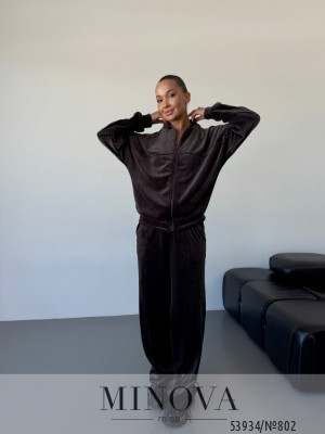 Спортивний костюм №802-шоколадний_minova_5