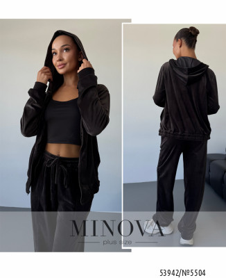 Спортивний костюм №5504-шоколадний_minova_7