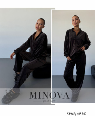 Спортивний костюм №5502-шоколадний_minova_7