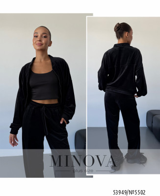 Спортивний костюм №5502-чорний_minova_7