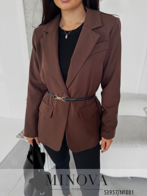 Піджак №801-шоколадний_minova_6