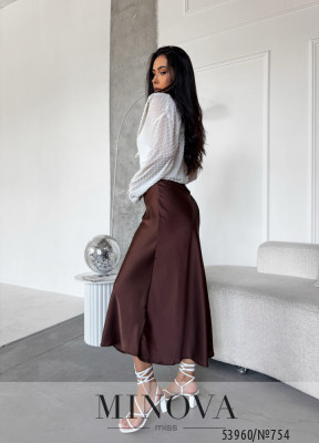 Спідниця №754-шоколадний_minova_5