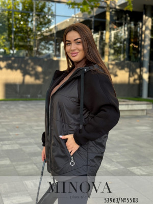 Куртка №5508-чорний_minova_5