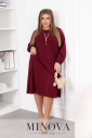 Платье №2629-бордо