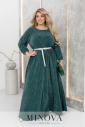 Платье №2632-зеленый